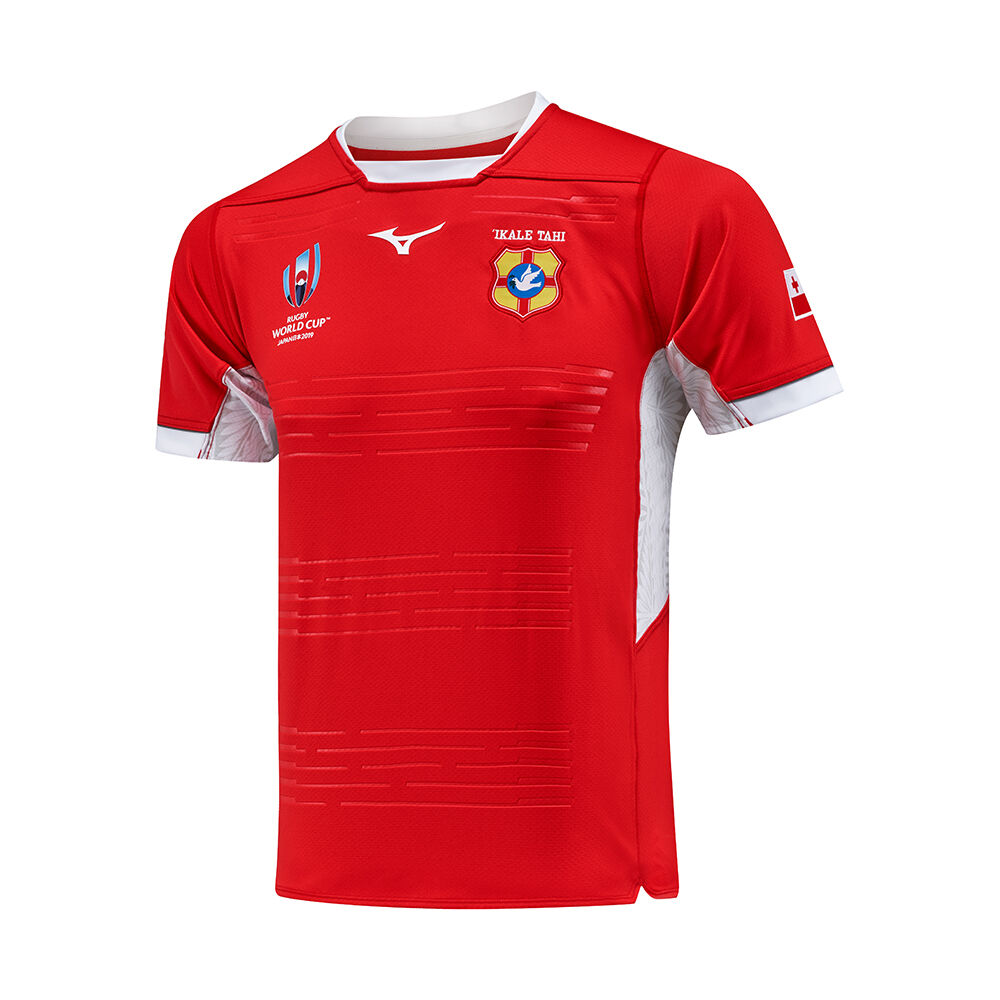 Mizuno Tonga RWC Home Férfi Mezek MélyPiros ELJ671304